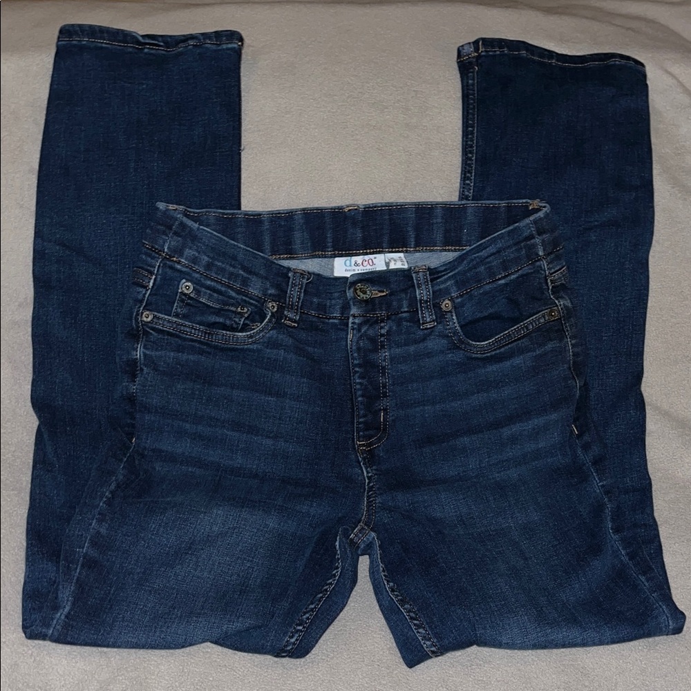 D & Co. Women’s Dark Blue Skinny Jeans